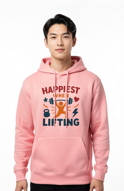 Happiest When Lifting Hoodie