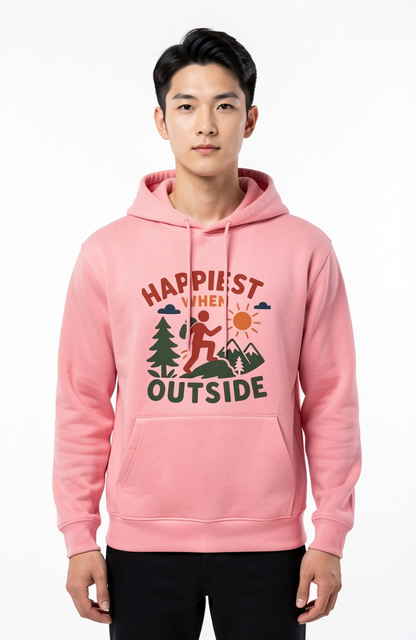 Happiest When Outside Hoodie