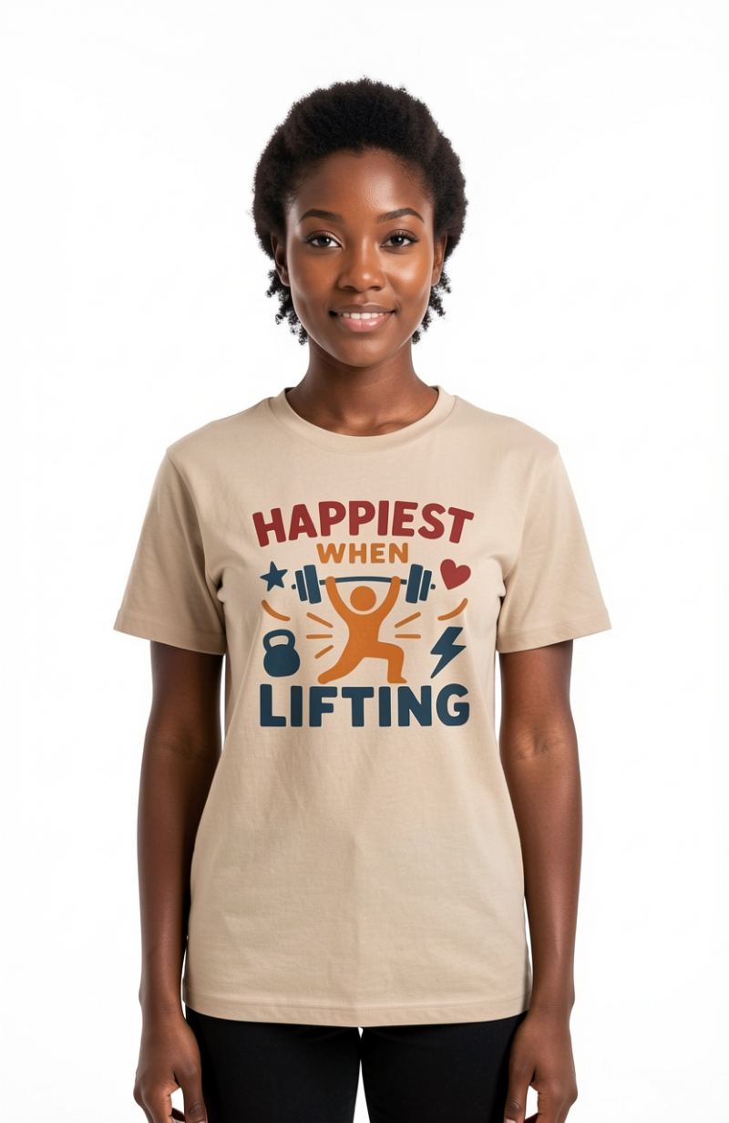 Happiest When Lifting T-Shirt