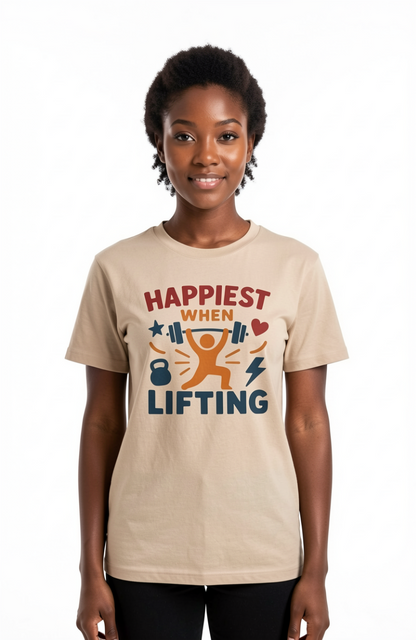 Happiest When Lifting T-Shirt