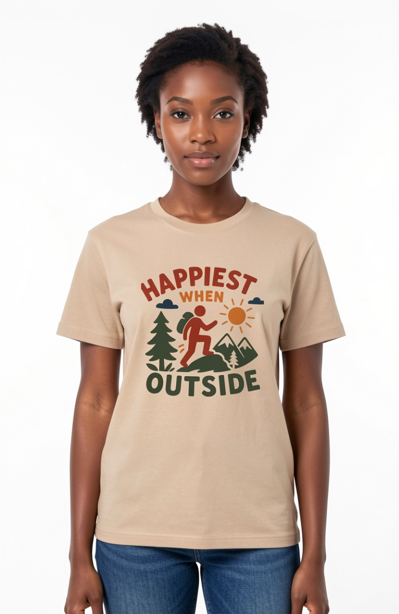 Happiest When Outside T-Shirt