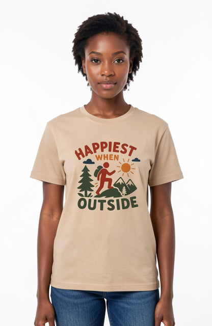 Happiest When Outside T-Shirt