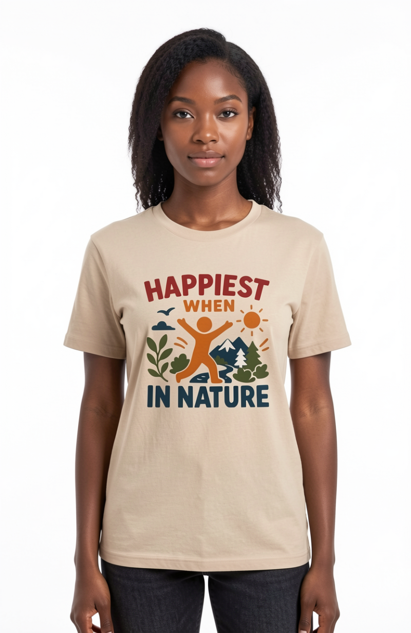 Happiest when in Nature T-Shirt