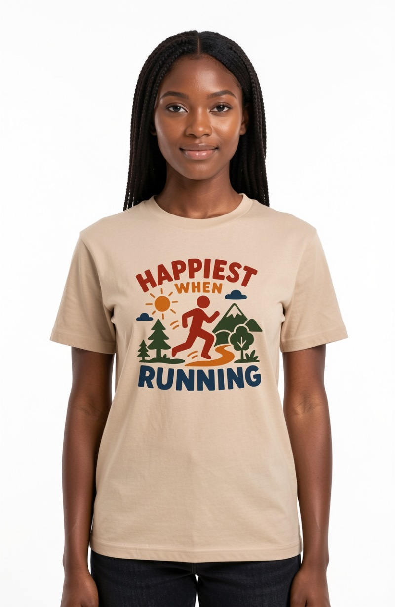 Happiest When Running T-Shirt