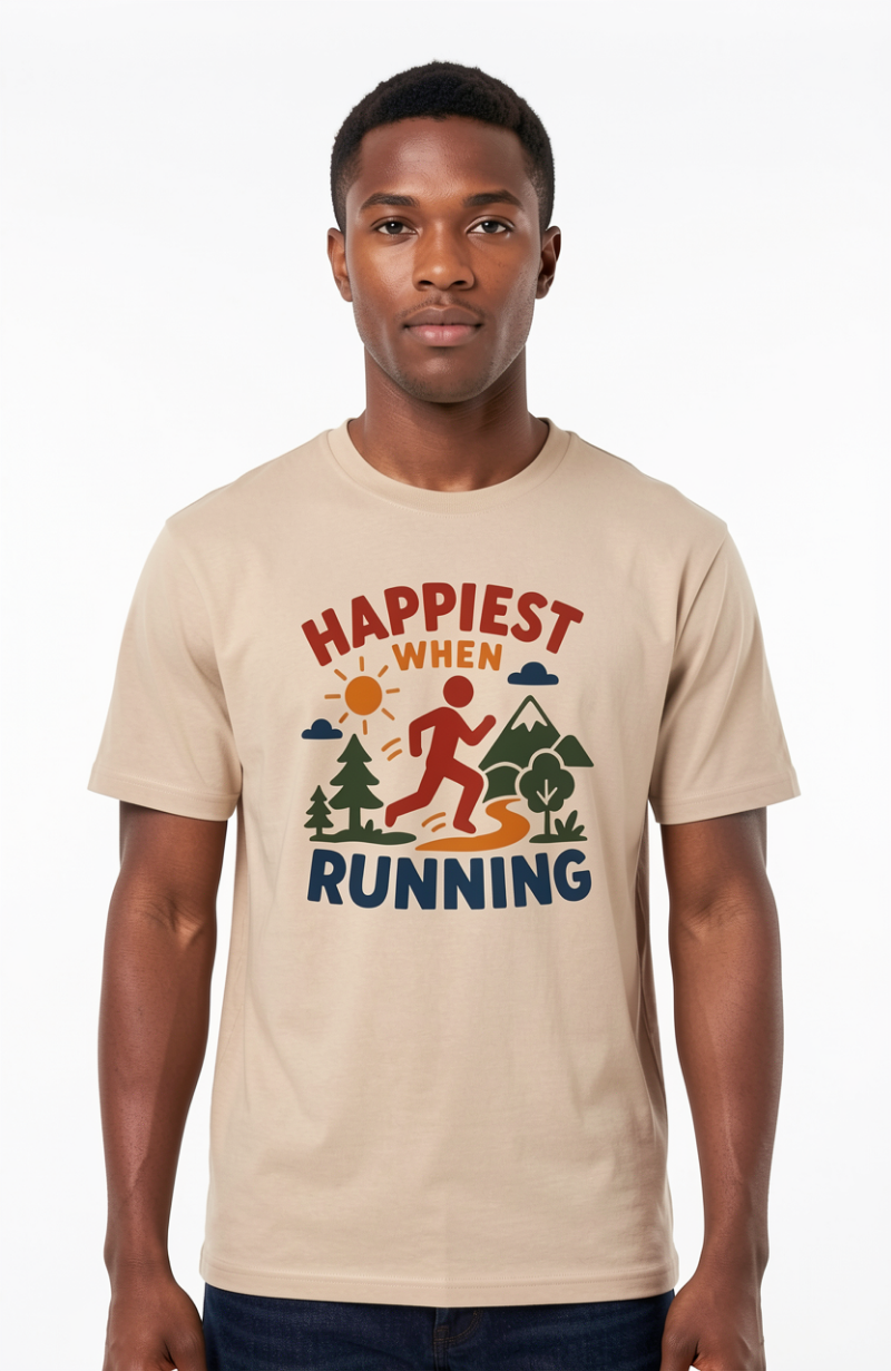 Happiest When Running T-Shirt