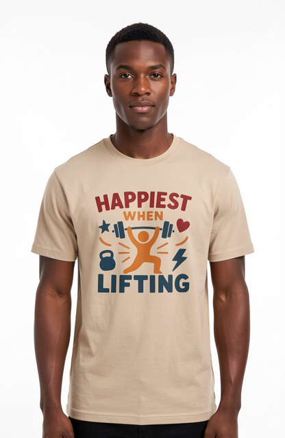 Happiest When Lifting T-Shirt