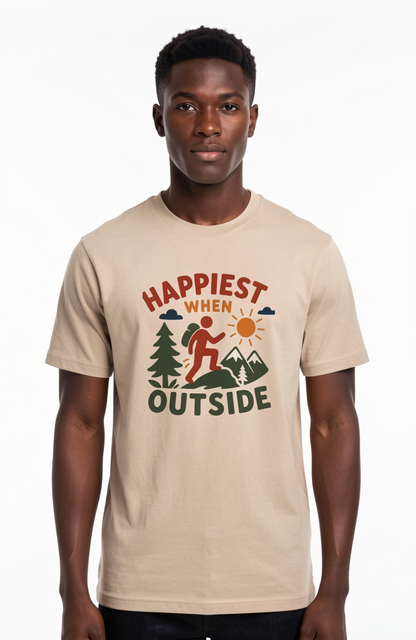 Happiest When Outside T-Shirt