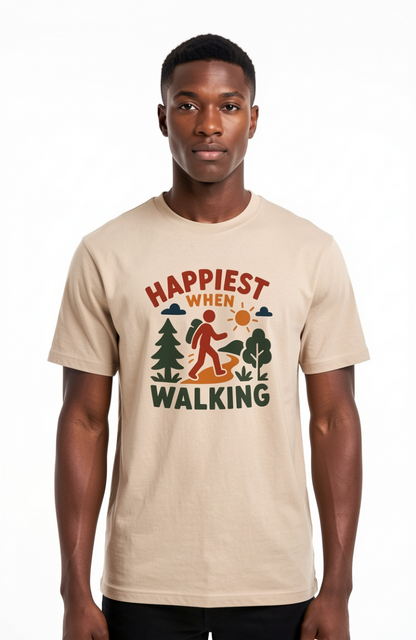 Happiest When Walking T-Shirt