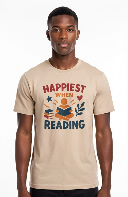 Happiest When Reading T-Shirt