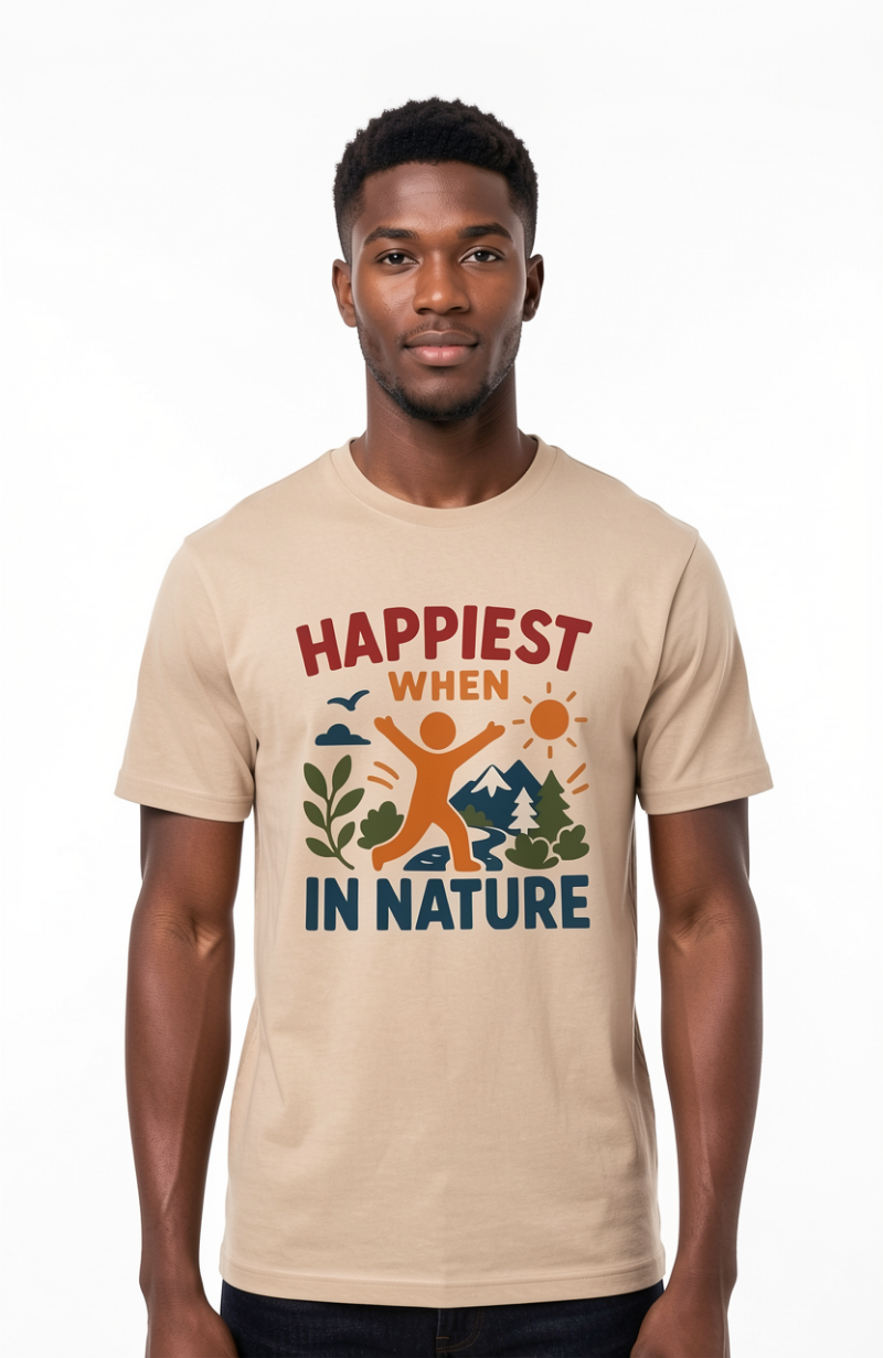 Happiest when in Nature T-Shirt