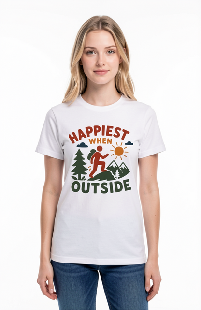 Happiest When Outside T-Shirt