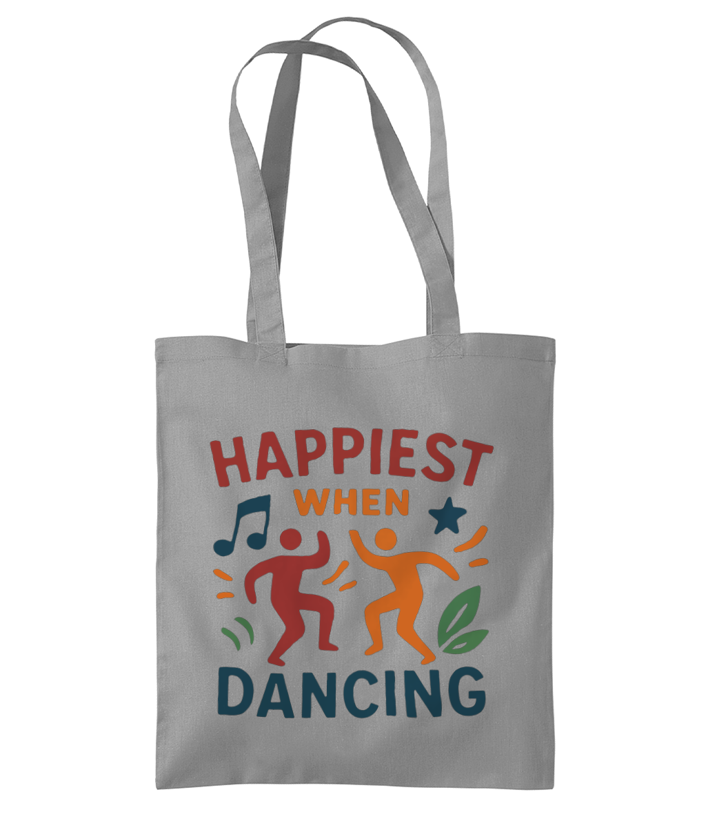 Happiest When Dancing Tote Bag
